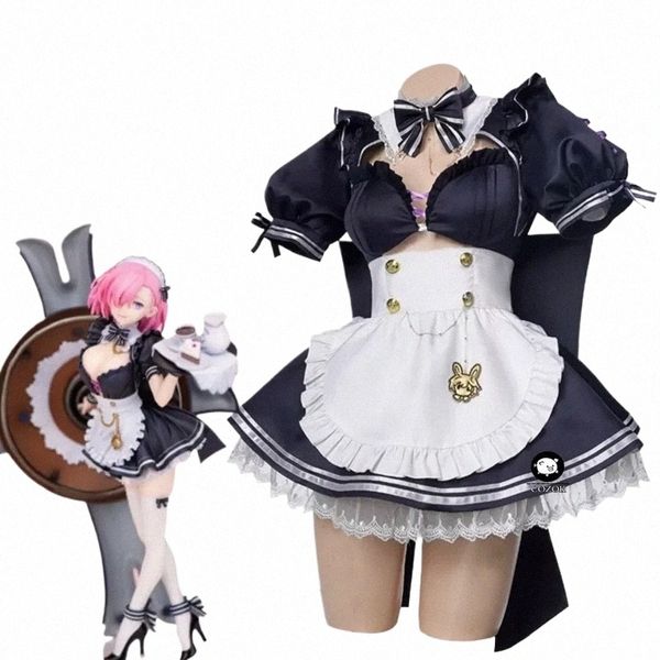 anime Fate/Grand Order FGO M Kyrielight Maid Dr Sexy Uniform Outfit Costume Cosplay Halen Libera La Nave 2020 Nuovo.l6Ok#