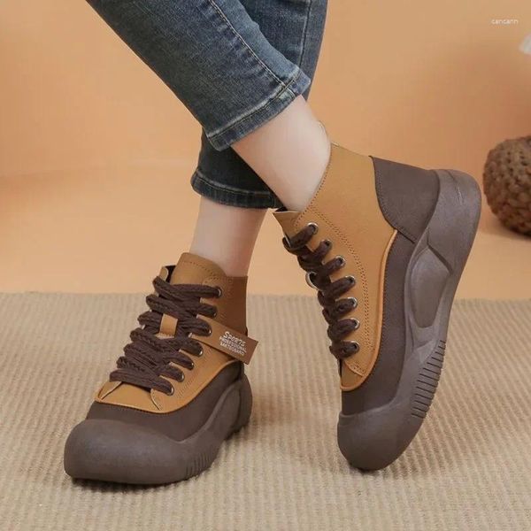 Casual Schuhe Damen Skateboard Vulkanisieren Turnschuhe Tennis Laufen Sport Schuh Für Frauen Weibliche Leder Winter Stiefel