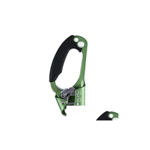 Gadget da esterno Arborista professionale Attrezzatura per arrampicata su roccia Moschettone Alpinista Mano destra Ascendente Cave Corda Drop Delivery Sport Otxpi