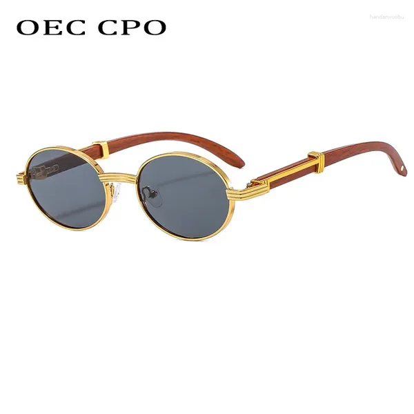 Óculos de sol vintage redondo luxo mulheres homens pequenos quadros ovais óculos de sol feminino clássico preto lente uv400 tons óculos oculos