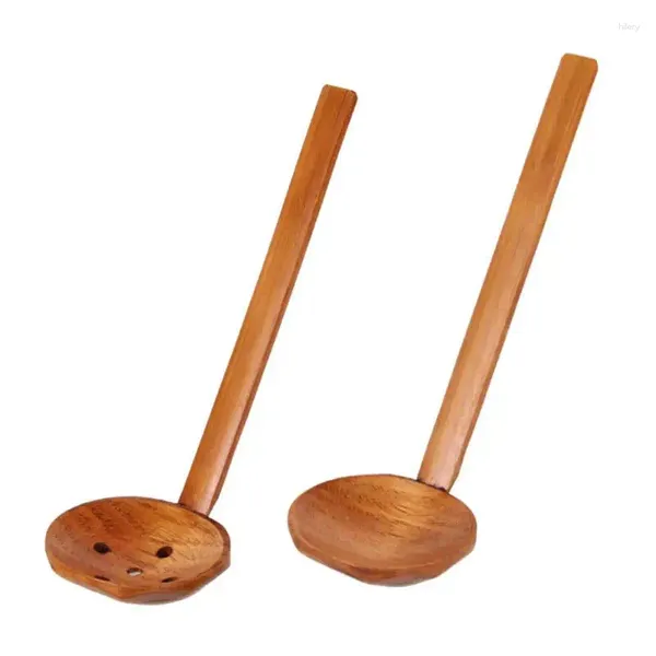 Cucchiai di cucchiaia di guscio di tartaruga cucchiaio in legno cucchiaio da 22 cm pentola di ramen creativa ramen accessori da cucina