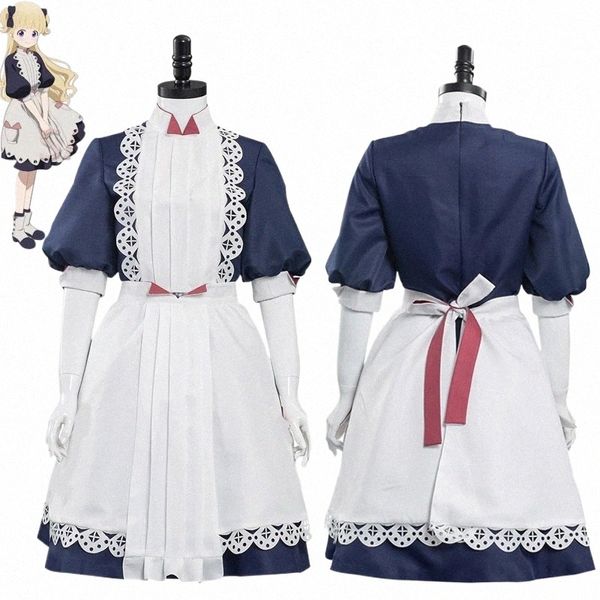 2021 Mulheres Anime Shadows House Emilico Cosplay Princ Maid Meia Manga Traje Elegante Halen Carnaval Terno V0nK #