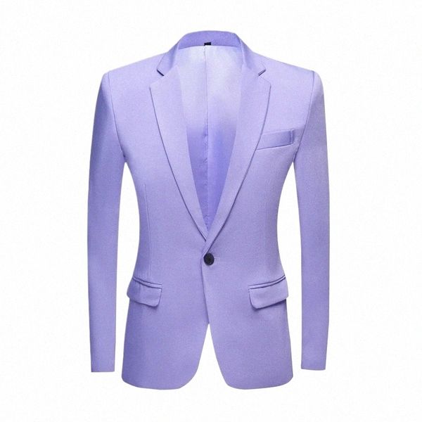 Männer Apple Grün Gelb Rosa Blau Rot Bunte Fi Anzug Jacke Hochzeit Bräutigam Bühne Sänger Prom Slim Fit Blazer Mantel P3hf #