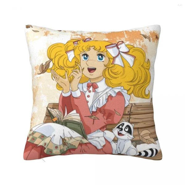 Travesseiro Doce Anime Kurin Fronhas Cama Carro Anni 80 Cult Color Art Case Criativo Decorativo Lance 45