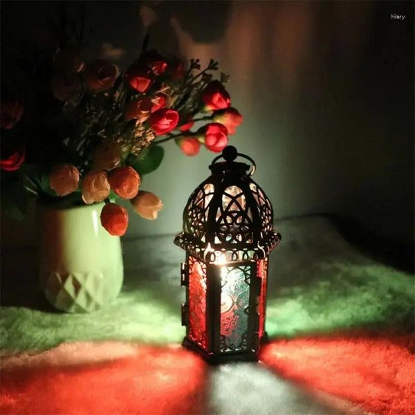 Kerzenhalter im europäischen nordischen Stil, Vintage-Hochzeit, hängende Dekoration, Glaslaternenhalter für Zuhause, marokkanischer Kerzenständer 2024