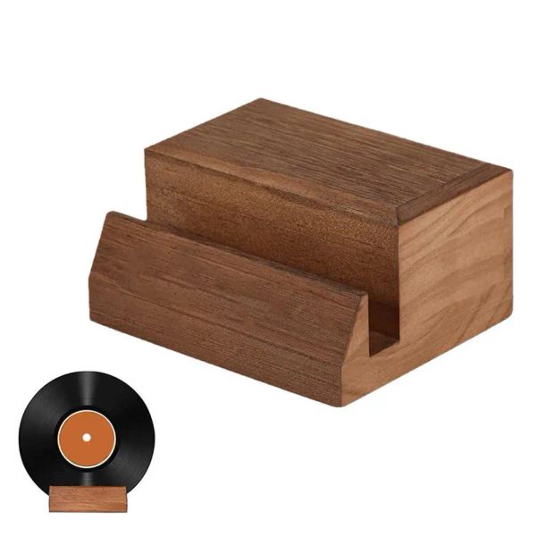 Raflar Albümler Premium Vinil Kayıt Stand Vinylrecord Stand Ahşap şimdi LP Depolama Standları Vinils CDS LPS için Uyumludur