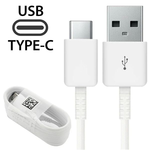 1,2 m langes Typ-C-Schnelllade-Datensynchronisierungskabel für Samsung Galaxy S8 S9 S10 Note 7 8 USB-C-Schnellladekabel