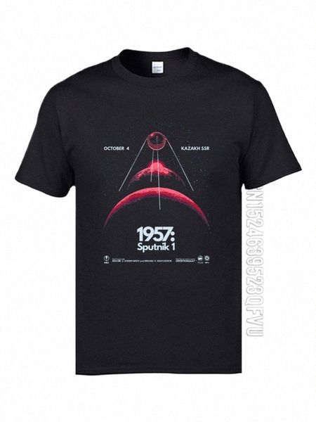 sovietico Sput Artificiale Satellite Spazio T-shirt Padre Tee Shirts 2019 Più nuovo 100% Cott Tessuto Uomo Top T-shirt Personalizzate y8Hr #