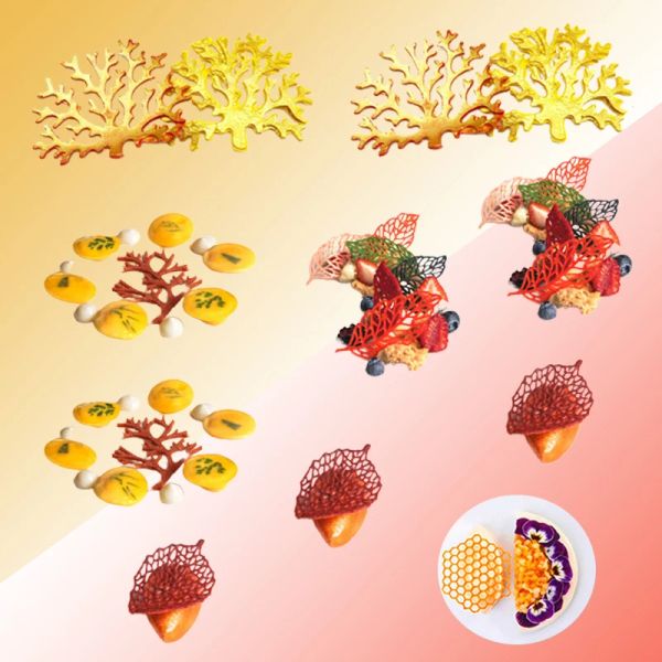 Bıçaklar meibum ağacı yaprak yapraklı dantel çiçek oyma şeker zanaat silikon kek kalıpları çikolata kalıpları tatlı dekorasyon aletleri