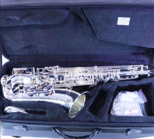 Saxofone tenor STS280RS La Voix II em prata banhado a nova marca em estado de hortelã com acessórios 7438477