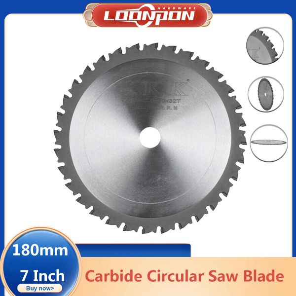 Zaagbladen lâmina de serra de corte 185mm, discos de roda redonda, lâmina de serra circular para ferro, aço comum, furo de corte 20mm