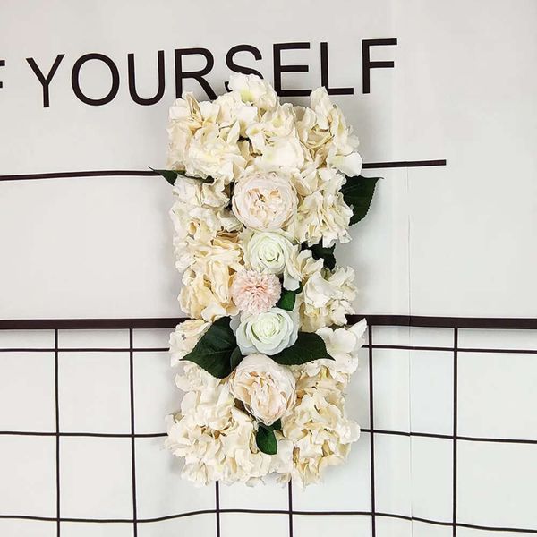Ряд 55*27 см, свадебный искусственный цветок гортензии, арка, фоновое украшение, цветочная стена, вечеринка, дорожное руководство, цветы, T, макет сцены s