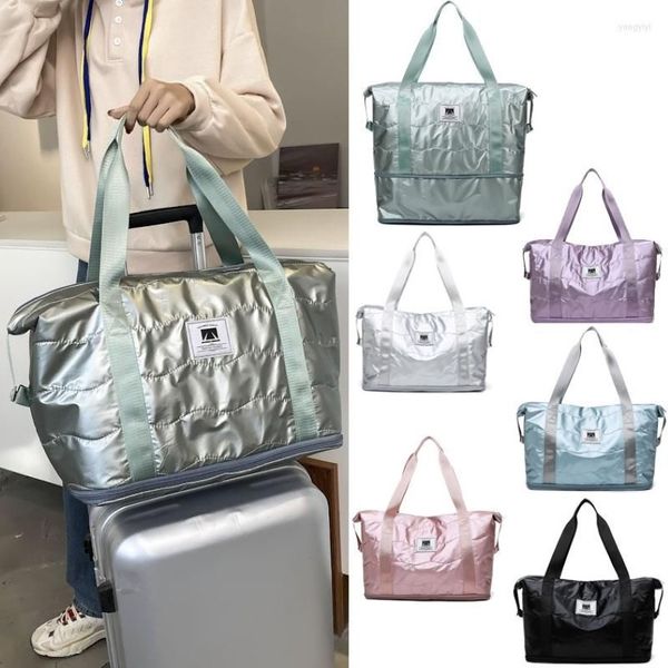 Duffel Taschen Space Baumwolle Reisetasche Einstellbare Mode Kabine Tote Handtasche Handgepäck Wasserdichte Fitness Schulter Für Frauen220Z