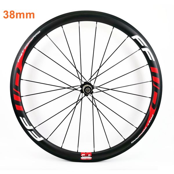 Ruote bici Cerchio in carbonio 700C 38 50 60 88 mm di profondità 25 mm di larghezza Set di ruote tubolare per copertoncino da strada con mozzi Novatec 271 372 218O Drop Delivery Sp Oteau