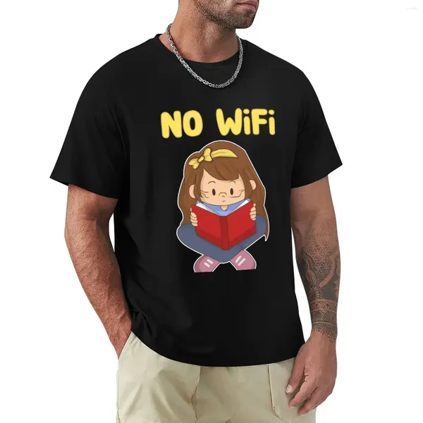 Polo da uomo T-shirt No WiFi Grafica T-shirt taglie forti