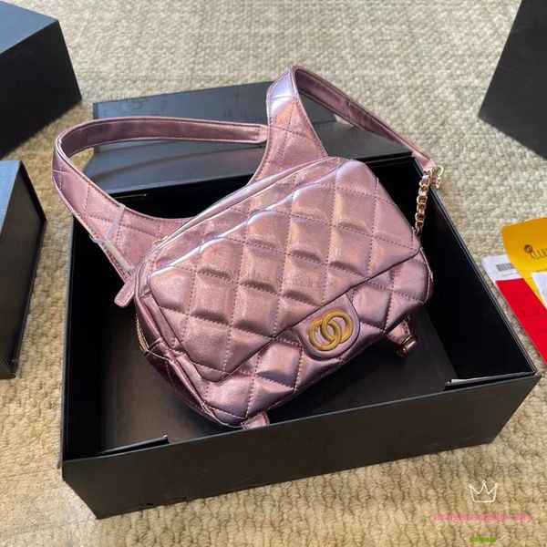 Saco de designer de luxo 24C mochila de alta qualidade de pele de carneiro diamante treliça bolsa feminina mochila mochila cor sólida moda versátil mochila bolsa de negócios