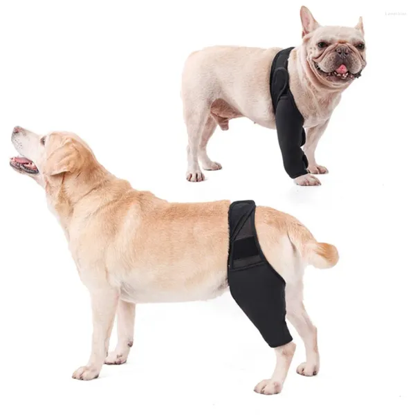 Cintas de vestuário para cães para costas perna suporte cinta lesões joelho cinta proteção cães articulações pés capa envoltório accessorie