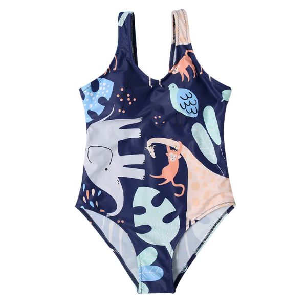 Tute Animal Kids Girls One Piece Costumi da bagno 2023 Commercio all'ingrosso Summer Beach Studenti Bambini Ragazza Costume da bagno Baby Kid Costume da bagno Monokini