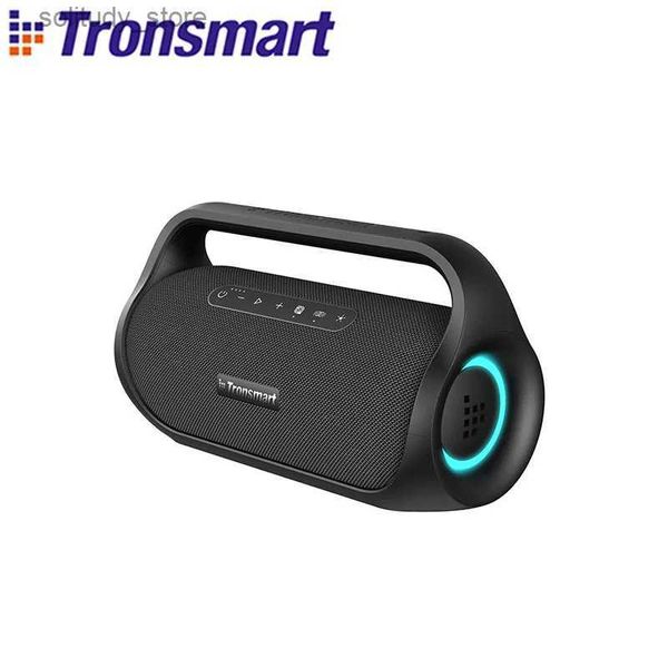 Tragbare Lautsprecher Tronsmart Bang Mini-Lautsprecher 50 W Tragbarer Party-Lautsprecher mit Bluetooth 5.3 Stereo-NFC-Verbindung Eingebaute Powerbank Q240328