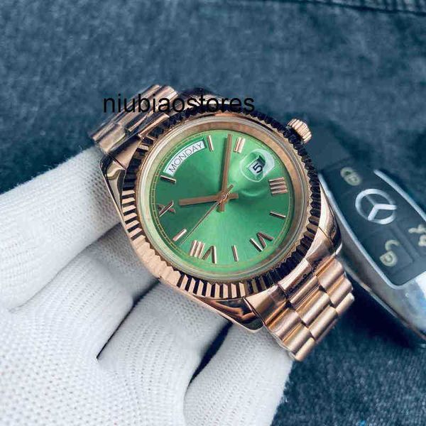 Relógio masculino automático safira cristal 41mm ouro prata suave segunda mão datejust daydate relógios de pulso mecânicos luminosos cce4