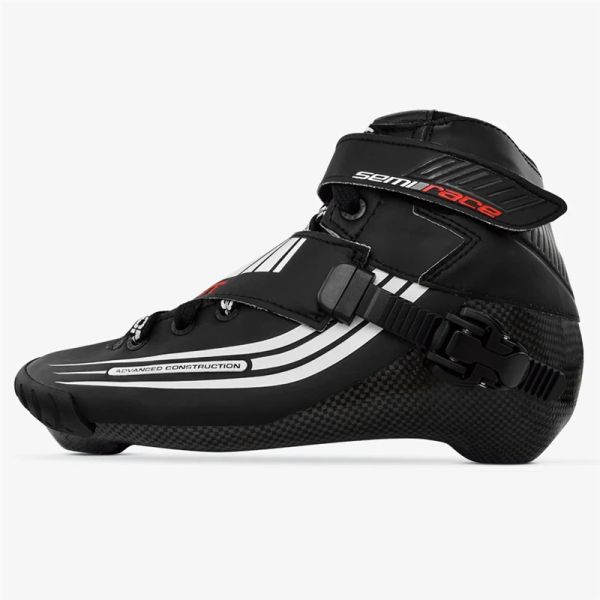 Processadores 100% Original Bont Semi Race 2pt 195mm Velocidade Inline Skate Heatmoldable Fibra de Carbono Bota Competição Corrida Patinação Bota Patines