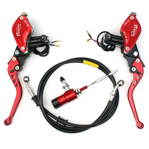 22mm cnc motocicleta freio de embreagem hidráulica cilindro mestre alavanca kit para corrida bicicleta sujeira esporte scooter motocross fora estrada 240318