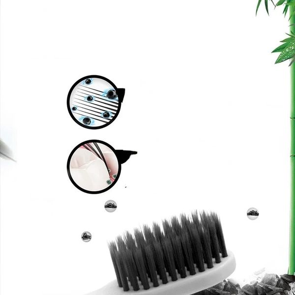 NEU 2024 Zahnbürstenweiches Haar für Kunststoffgriff Oral Care Zahnbürste Ultra-Fein-Reise tragbares umweltfreundliches Faser-Nano mit Kastenzahnbürste