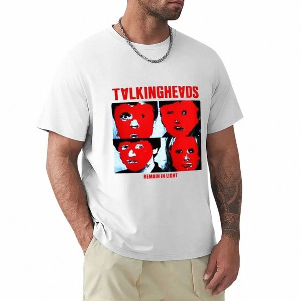 Talking Heads T-shirt personalizzata progetta la tua taglie forti pesi massimi semplici magliette da uomo d4ef #