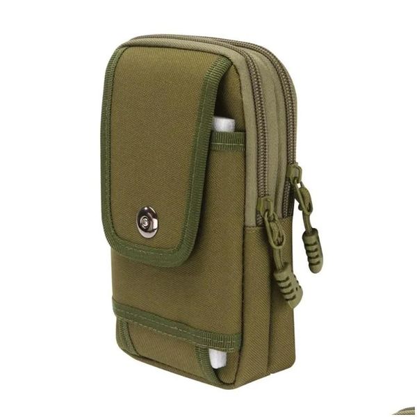 Outdoor-Taschen Oxford Tuch Taktische Tasche Mtipocket Mobiltelefon Taille Gürtel Pack Beutel Jagd Molle Utility Organizer8730892 Drop Delive OTP3C