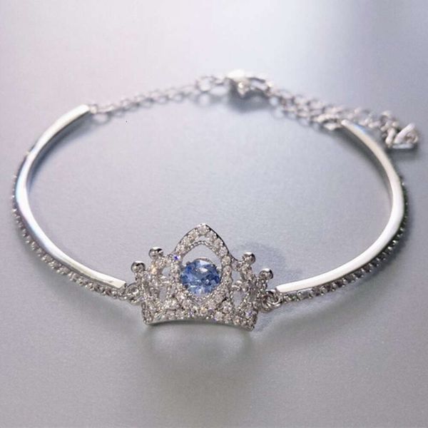 Swarovskis Schmuck-Armband, dynamisches und springendes Herz-Kronen-Armband, glänzendes und springendes Kronen-Armband für Damen