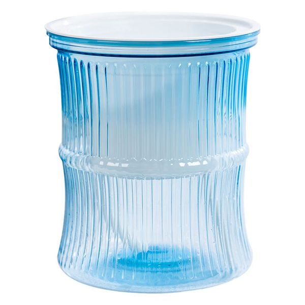 Vaso de flores com rega automática, criativo, preguiçoso, absorção automática de água, suculentas, aquicultura, vaso de flores de plástico transparente