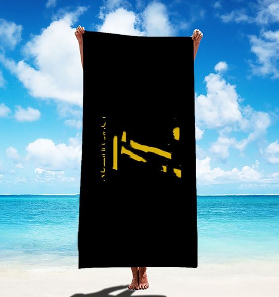 Toalha de praia de microfibra de viagem simples toalha de banho super absorvente de secagem rápida praia esportes à prova de areia toalha de banho de piscina