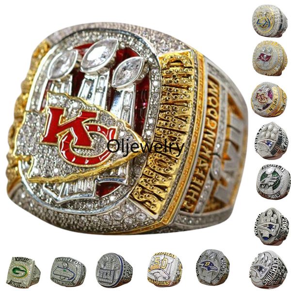 Дизайнерское кольцо чемпионата Суперкубка, роскошные кольца из 14-каратного золота KC Team Champions для мужчин и женщин, ювелирные изделия с бриллиантами