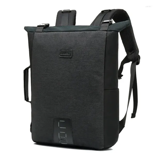 Рюкзак для мужчин, деловая сумка через плечо для ноутбука, 15,6-дюймовые пакеты для ноутбуков, для парней, для путешествий, брендовый дизайн, нейлон, классический зрелый трансформер