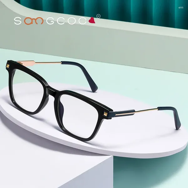 Óculos de sol Hongmei Óculos Homens Óculos Simples Design Prescrição Personalizado Unisex Quadro Óptico Mulheres ReadingPrescription