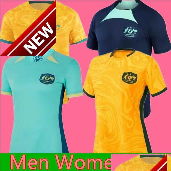 Maglie da calcio 2023 Australia Maglia nazionale femminile Cooney-Cross Micah Carpenter Raso Hunt Wheeler Ciac Gorry Vine Calcio Uomo A Ottws