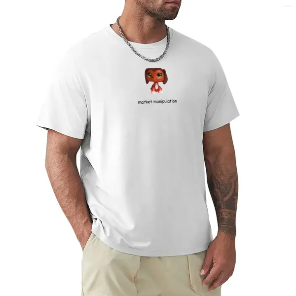 Polo da uomo T-shirt per la manipolazione del mercato Top carini Camicie da allenamento da uomo oversize