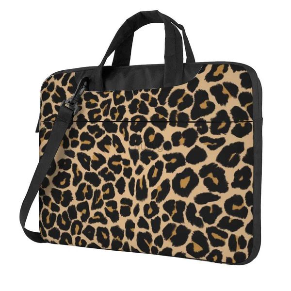 Casos de laptop mochila bolsa saco leopardo impressão à prova de choque notebook bolsa cores tradicionais animal para macbook pro 13 14 15 computador 24328