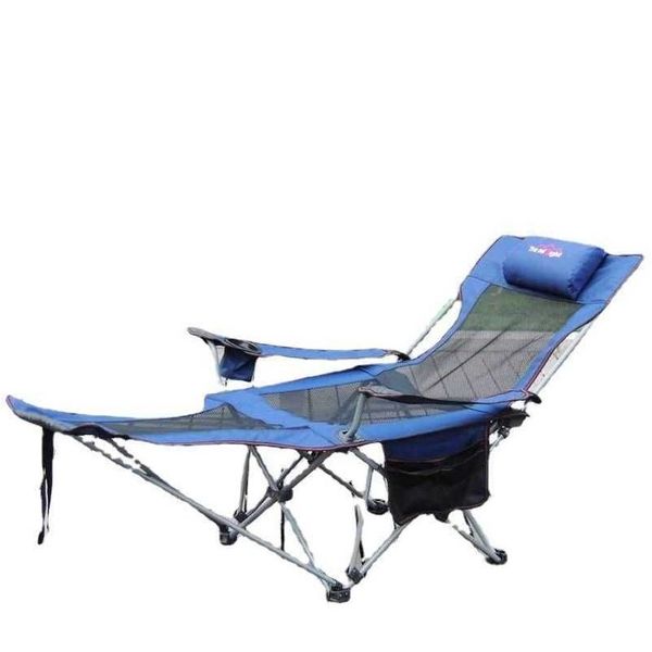 Camp Furniture Apollo Walker Katlanır Kam Sandalyeleri Yatan plajı ADTS Taşınabilir Güneş Açık Lounger ile Taşıma Çantası Damla Teslimat SPO OTO2O