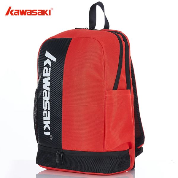 Borse Kawasaki Borsa per racchette da badminton Zaino multifunzione Twopack per sport all'aria aperta Borse da palestra da viaggio Serie Basic KBB8260 8261