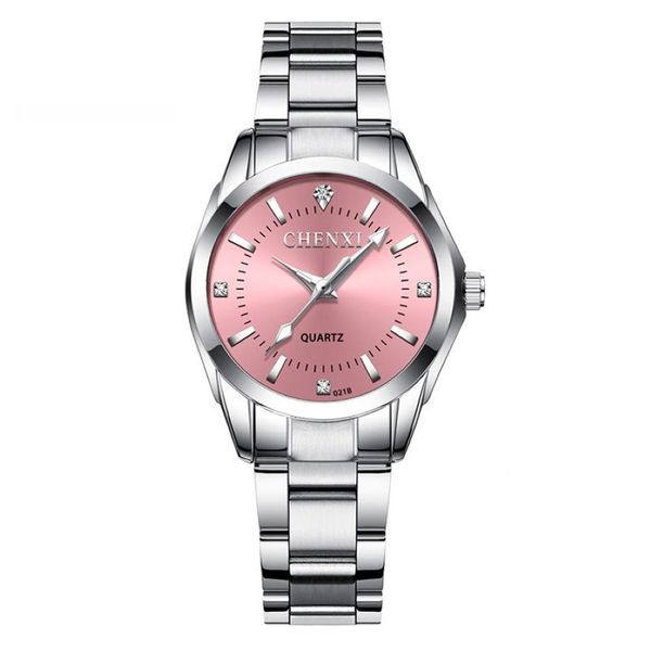 Mode Frauen Bunte Zifferblatt Reloj Mujer Concise Mädchen Handgelenk Uhren Weibliche Quarz Uhren Damen Strass Uhren Watch237J