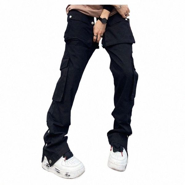 Calças de tamanho grande carga y2k sweatpants masculino calças masculinas homem casual preto masculino hip hop macacão trendyol baggy feminino fi o2d8 #