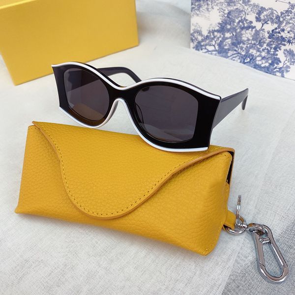 Lässige Damen-Designer-Sonnenbrille, Strand, Outdoor, Reisen, Modetrend, modische zweifarbige Sonnenbrille, Damen-Luxus-Sonnenbrille