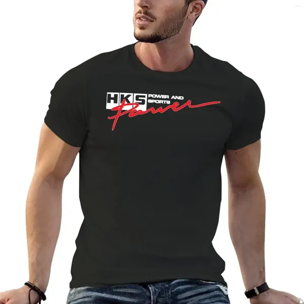 Erkek Polos HKS Power T-Shirt Bluz Estetik Giysileri Erkekler İçin Tişört