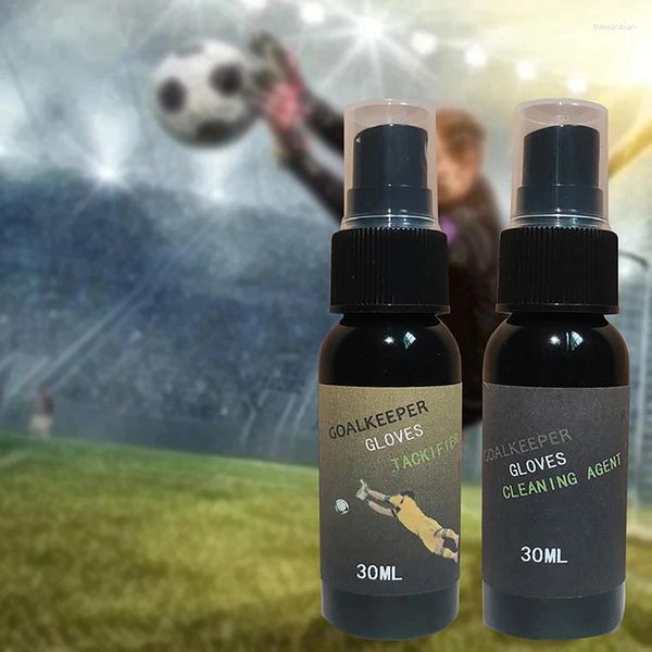 Garrafas de armazenamento luvas de goleiro cola pegajosa futebol fórmula garrafa tackifier agente de limpeza anti-deslizamento mucilagem látex