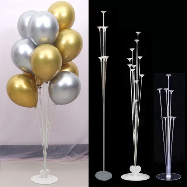 Zubehör 7/11 Röhren Luftbälle Ständer Stick Ballonständer Halter Hochzeitsdekoration Metallballons Erwachsene Geburtstagsballons Partyzubehör