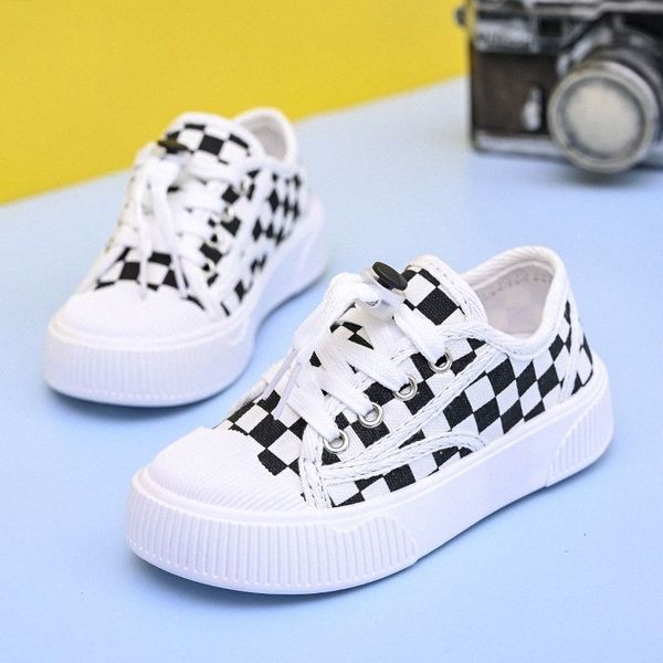 Sneakers per bambini in tela Casual Shoes Casual Toddler Running Children Youth Baby Sport Scarpe Spring Boys Girls Kid Shoe Times 26-37 C0ty##