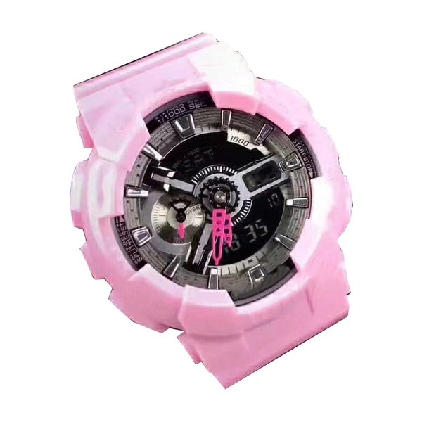 Orologi di marca di stilisti Orologi da polso completi GA LED Doppio display Uomo Donna Ragazza Sport casual Orologio analogico digitale da donna impermeabile