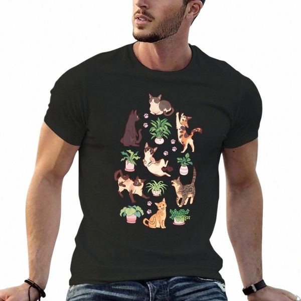 Cozy Michis in T-Shirt-Oberteilen, schlichtes T-Shirt, Sportfans, Herren-Grafik-T-Shirts, groß und hoch L4Io#