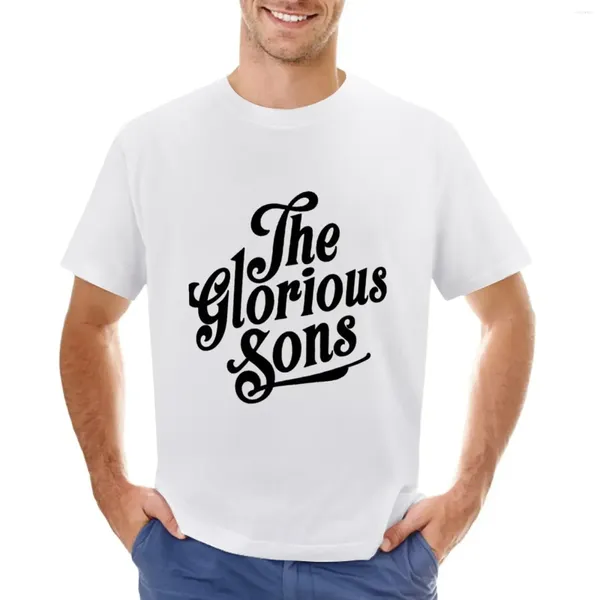 Polo da uomo Eightgs The Glorious Sons Unfinished Business Tour 2024 T-shirt con retro scollato Personalizza magliette del sudore per gli uomini